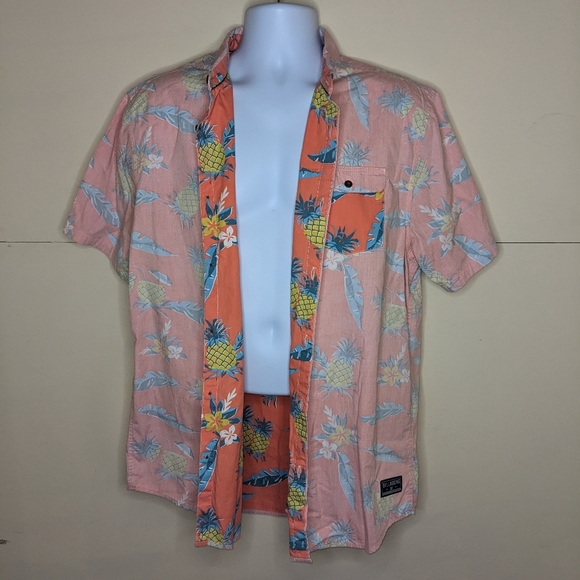 Billabong Muted Tropical Button Down - Picture 6 of 7